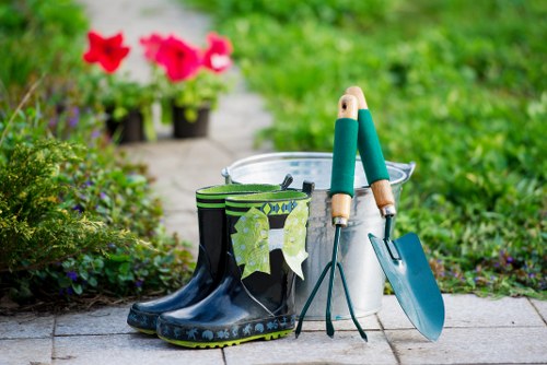 People using an accessible Landscapers Southgate website with assistive technology